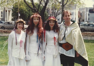 Lady and fellow dancers